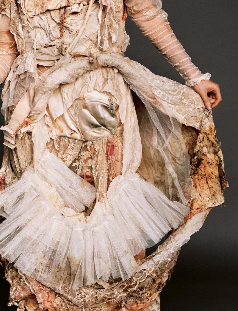 Rianne Van Rompaey featured in Alasdair Mclellan\'s Portrait of Panos Yiapanis\'s Epic Fashion Archive, March 2025