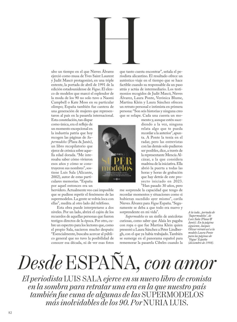 Laura Ponte featured in Desde España, con amor, March 2025