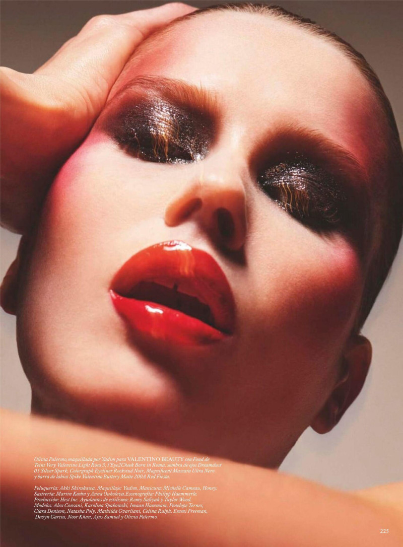 Natasha Poly featured in Piú bella, March 2025