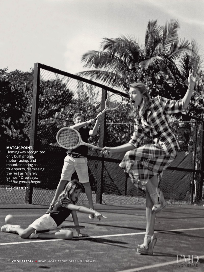 Dree Hemingway featured in In Our Time, June 2013