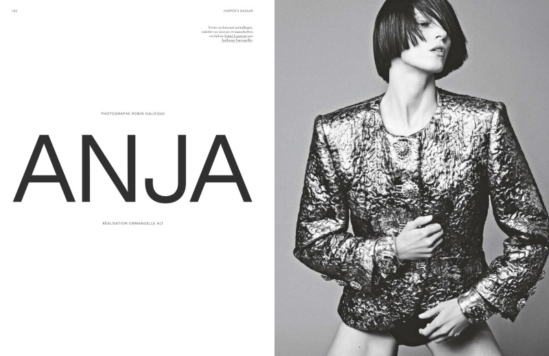 Anja Rubik featured in Anja, March 2025