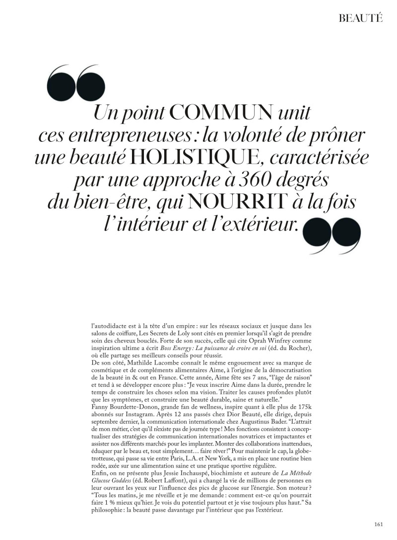 Les Reines Du Wellness, March 2025