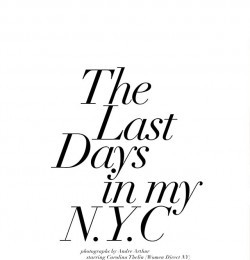 The Last Days In My N.Y.C