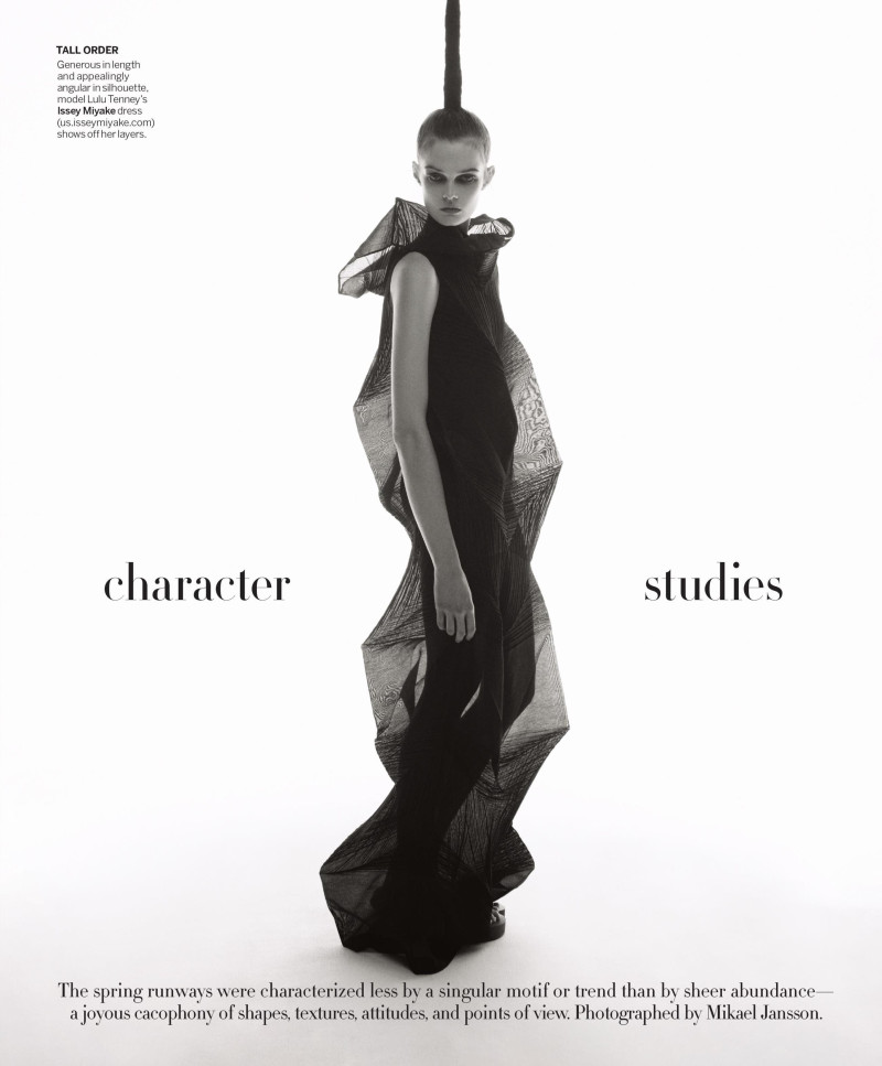 Vittoria Ceretti featured in Character Studies, March 2025
