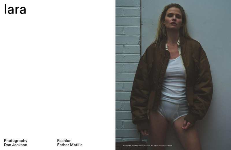Lara Stone featured in Lara, March 2025