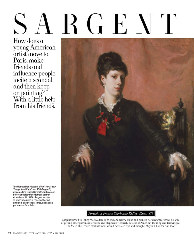 Sargent Was Here, March 2025
