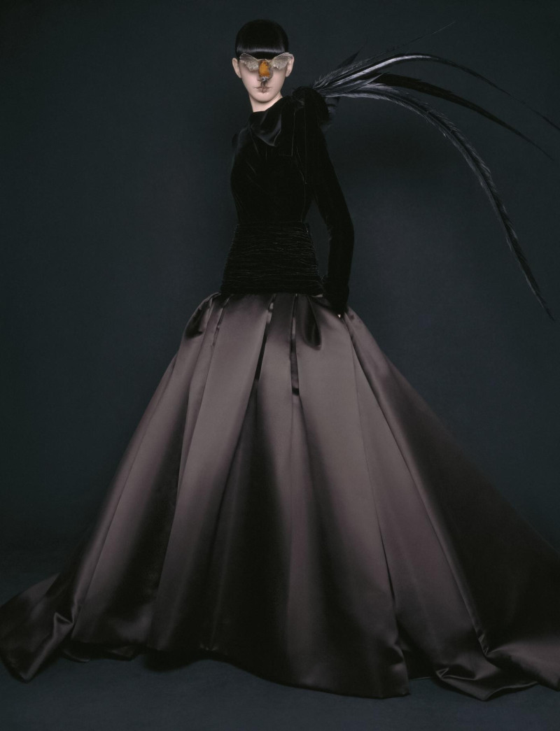 Eva Komuves featured in La Couture Oiseau De Nuit, March 2025