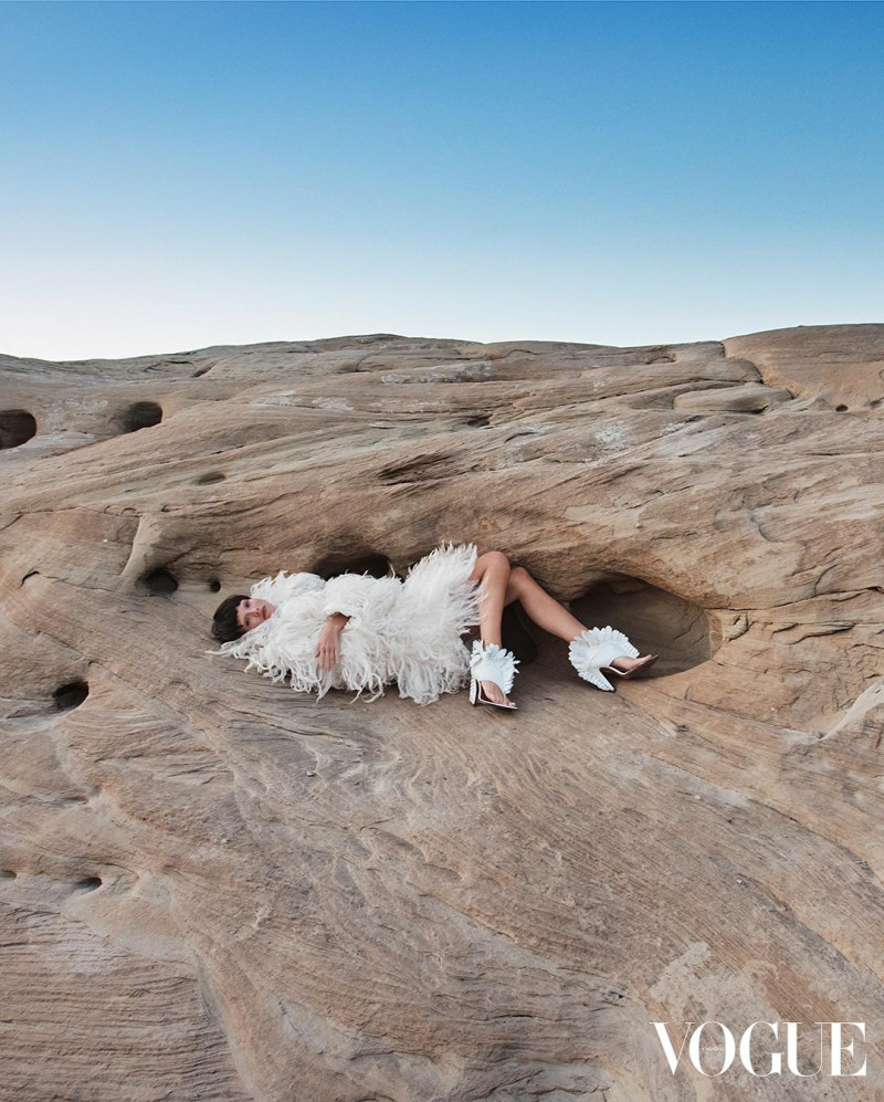 Sasha Luss featured in Softness In Strength, March 2025