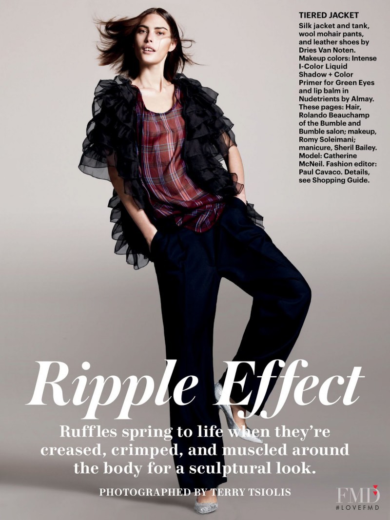 Catherine McNeil featured in Ripple Effect, June 2013
