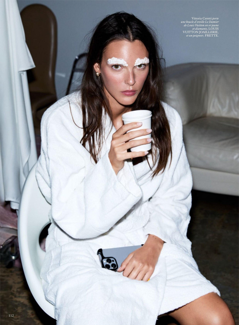 Vittoria Ceretti featured in Vittoria, April 2025
