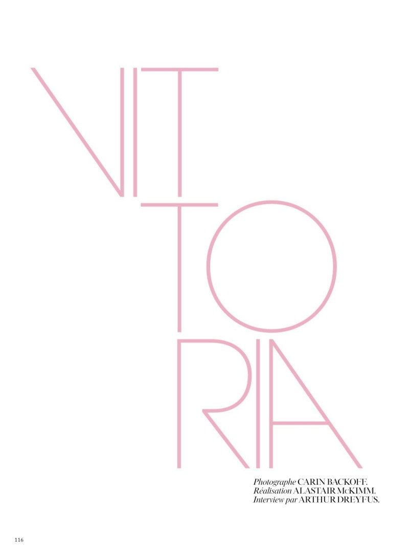 Vittoria Ceretti featured in Vittoria, April 2025
