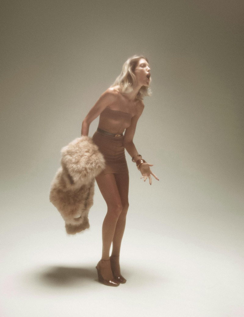 Anja Rubik featured in Collections Selection: Saint Laurent, March 2025
