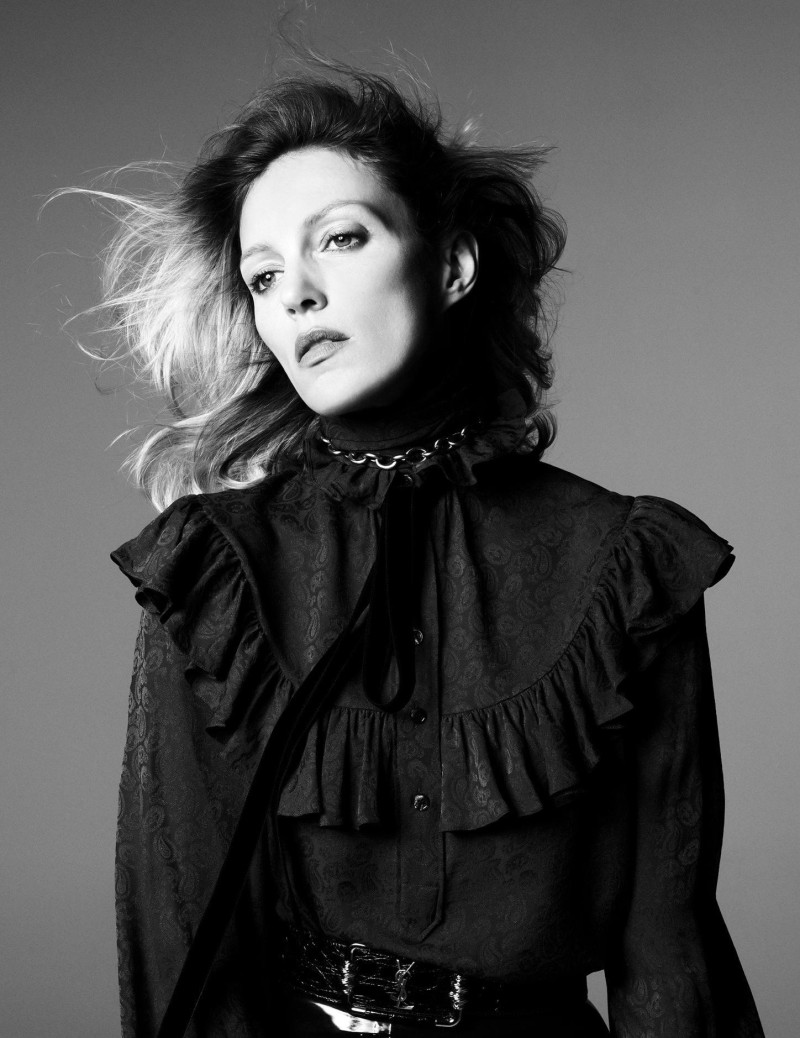Anja Rubik featured in Collections Selection: Saint Laurent, March 2025