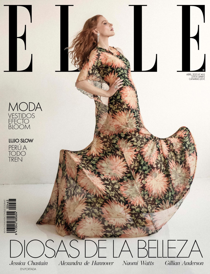 Jessica Chastain featured in Mas Alla Del Papel, April 2025
