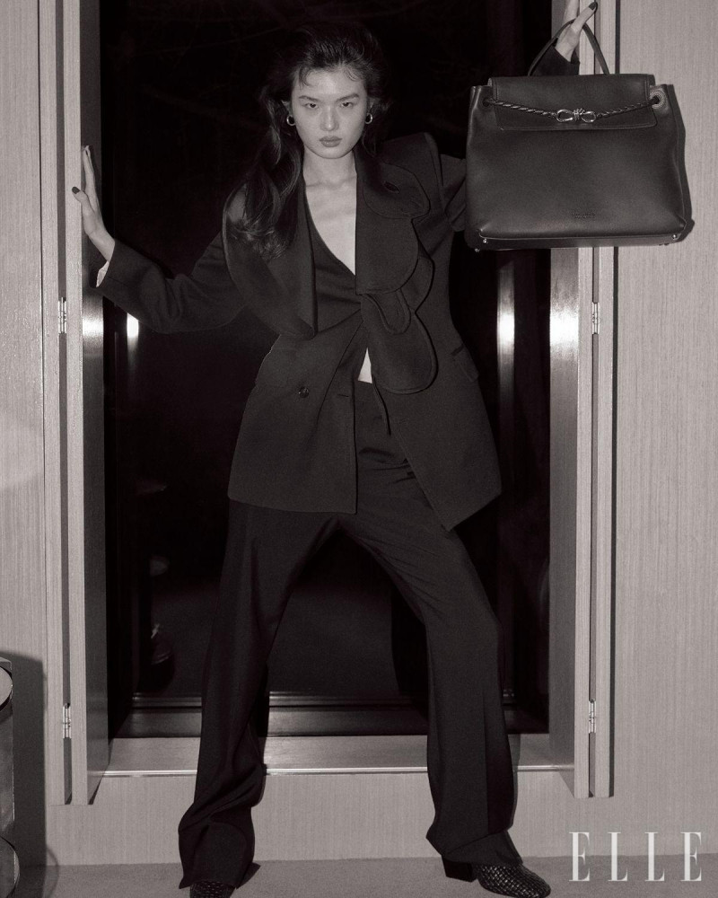 Luo Yi featured in Bottega Veneta, March 2025