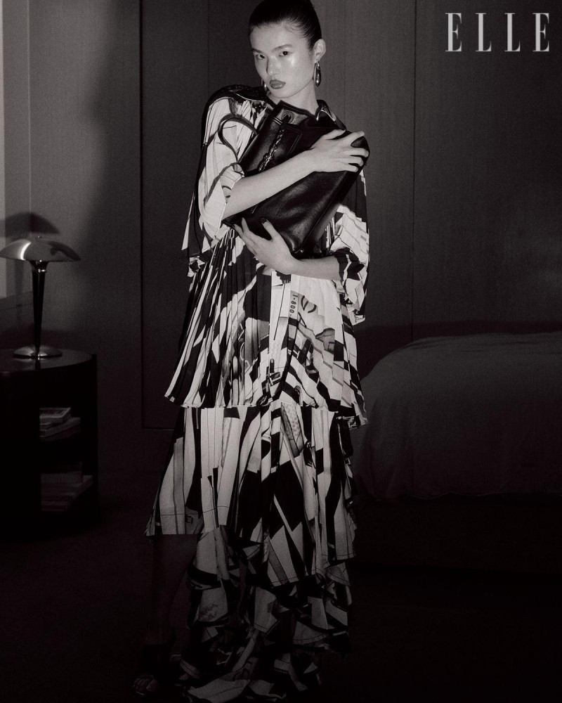 Luo Yi featured in Bottega Veneta, March 2025