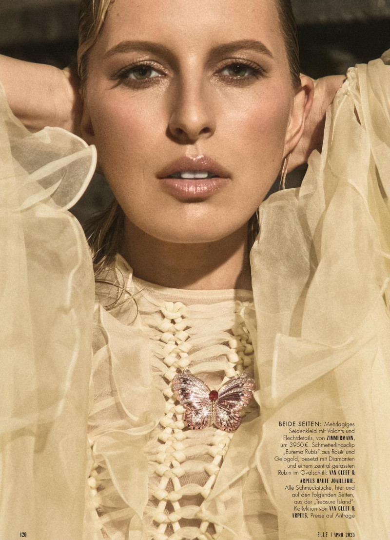 Karolina Kurkova featured in Einfach Magisch, April 2025