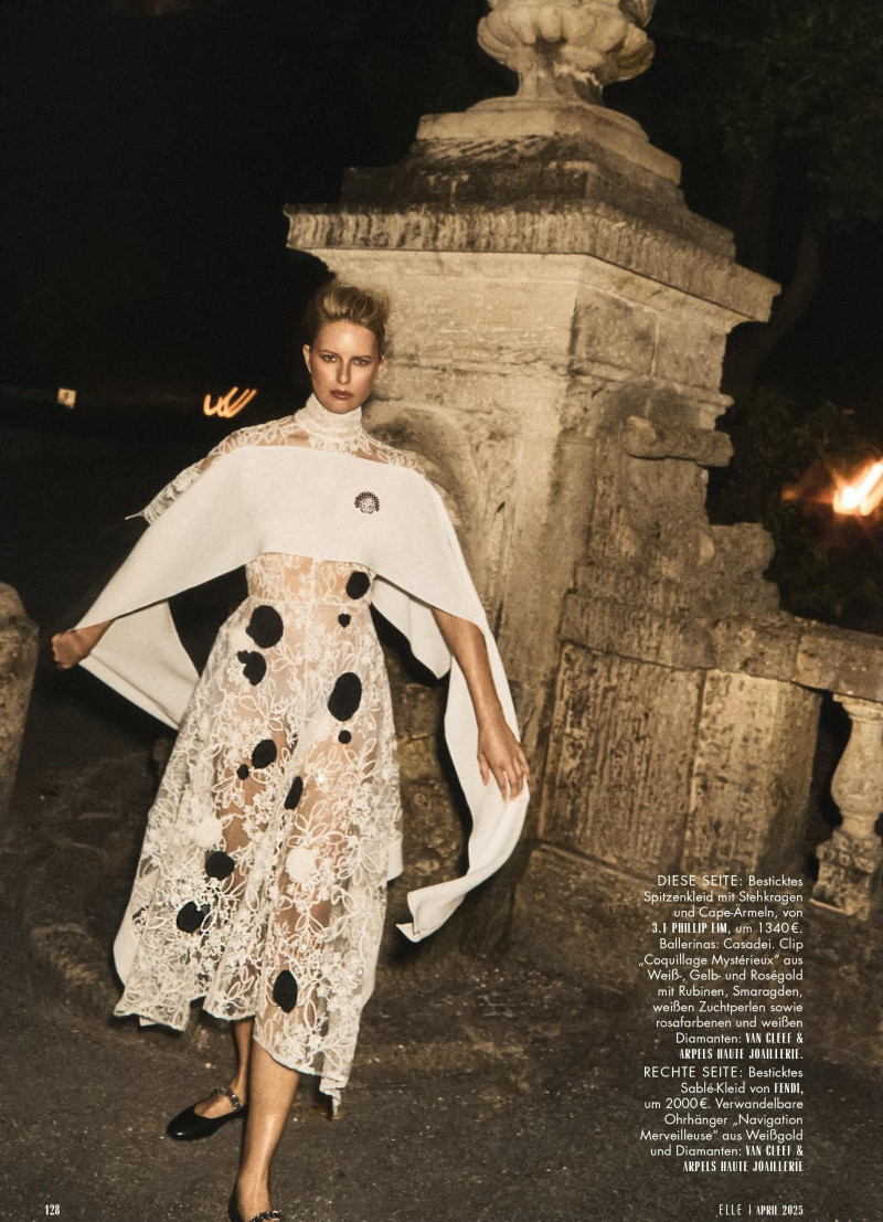 Karolina Kurkova featured in Einfach Magisch, April 2025