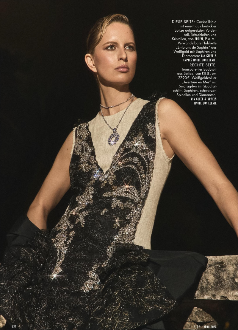 Karolina Kurkova featured in Einfach Magisch, April 2025