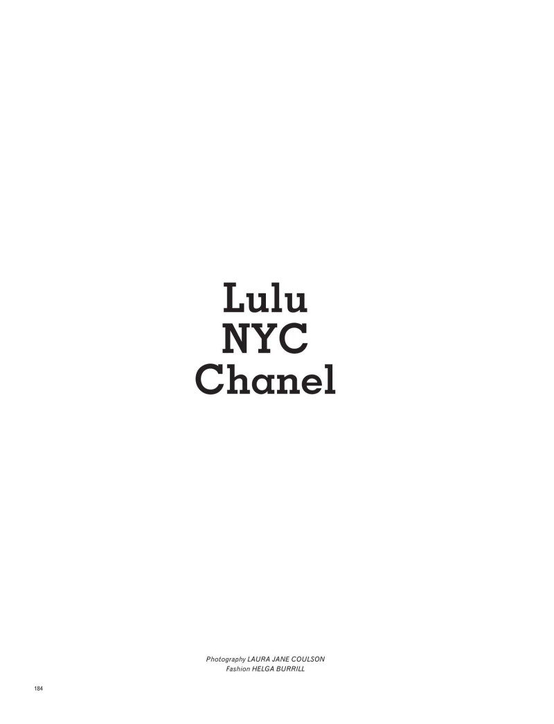 Lulu Tenney featured in Lulu NYC Chanel, March 2025