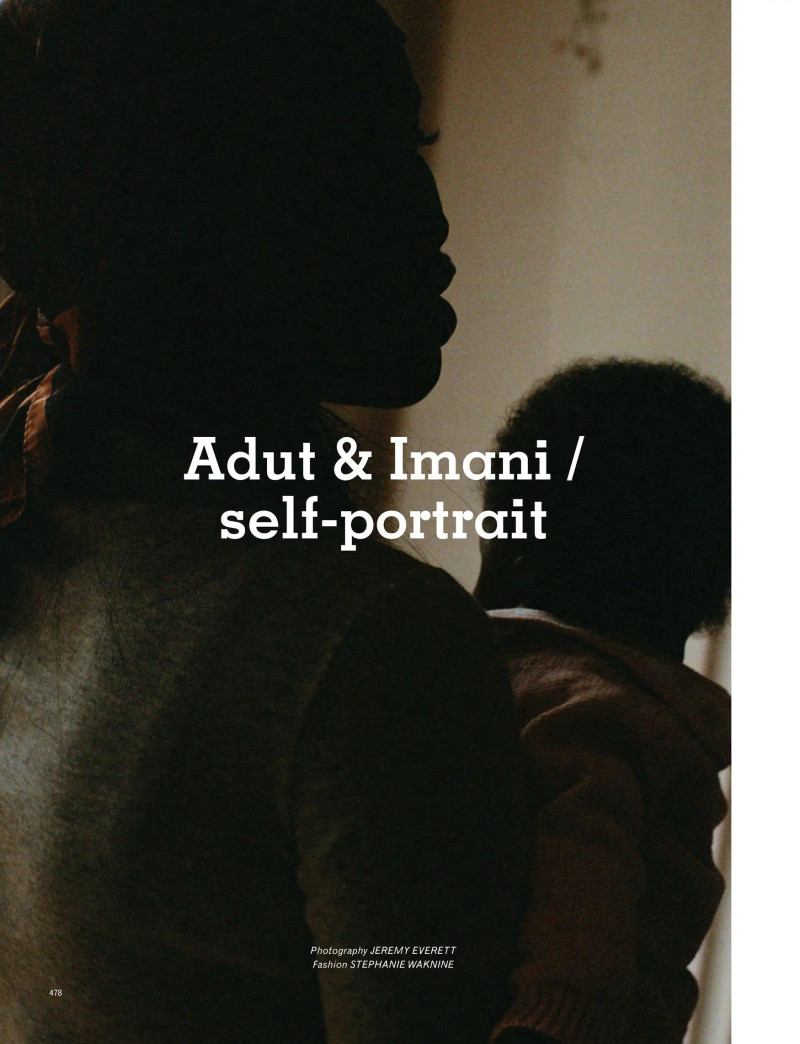 Adut Akech Bior featured in Adut & Kiki, March 2025