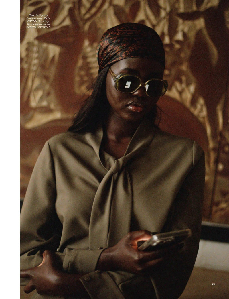 Adut Akech Bior featured in Adut & Kiki, March 2025