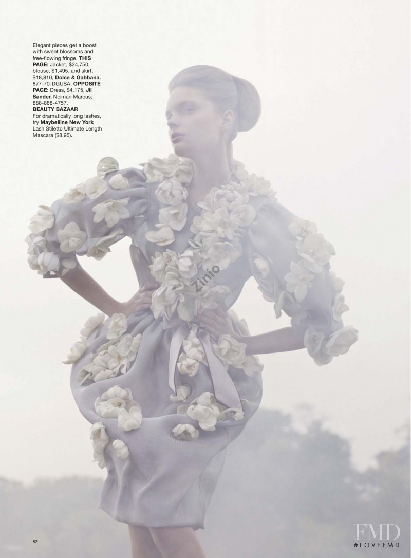 Yulia Leontieva featured in The New Collections, January 2009