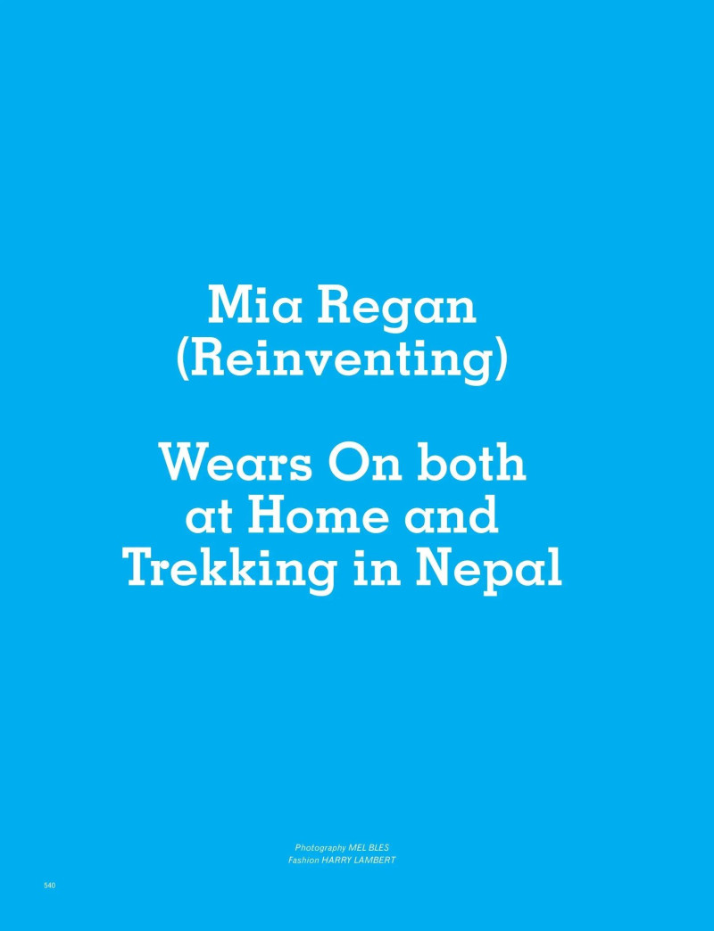 Mia Regan featured in Mia Regan Reinventing, March 2025