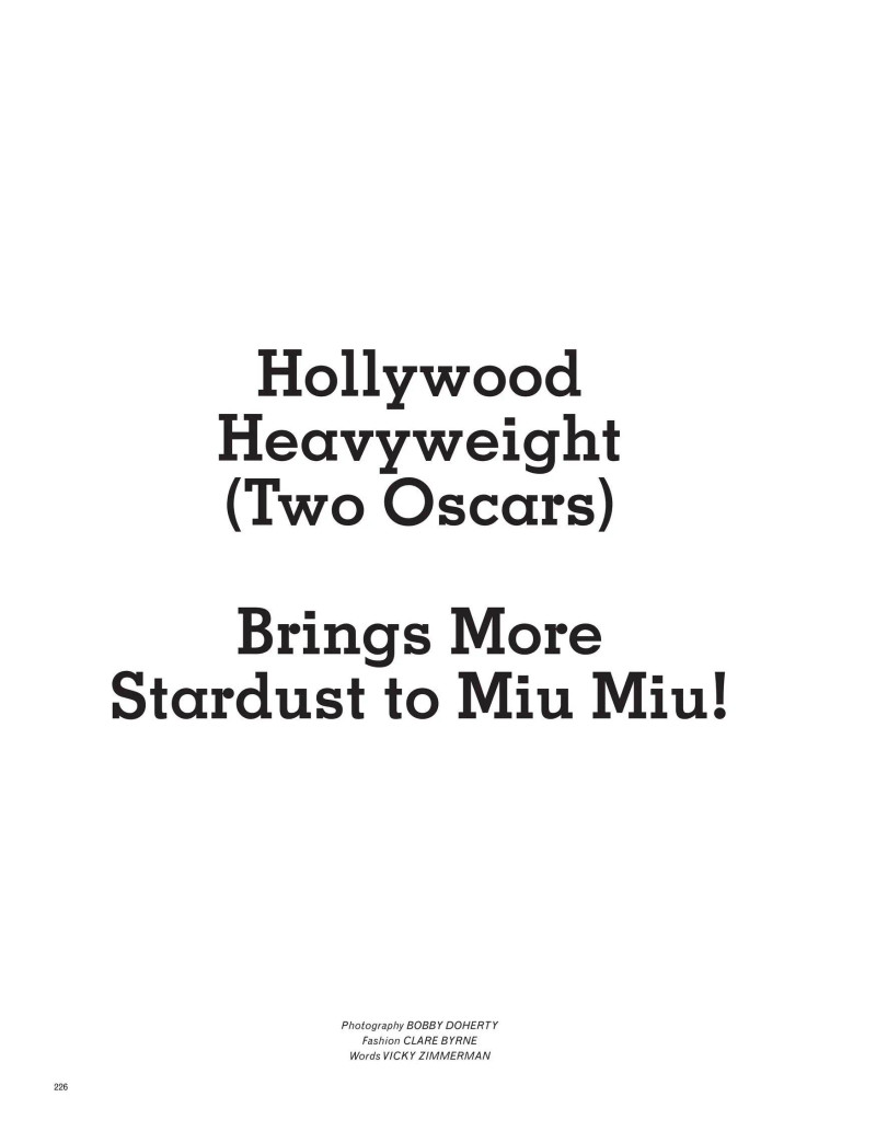 Hilary We All Live In A Miu Miu World, March 2025