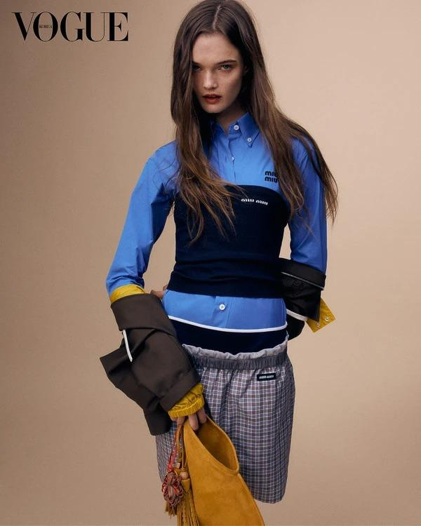 Lulu Tenney featured in Lulu Tenney and Miu Miu, the prettiest pronunciation right now, May 2025