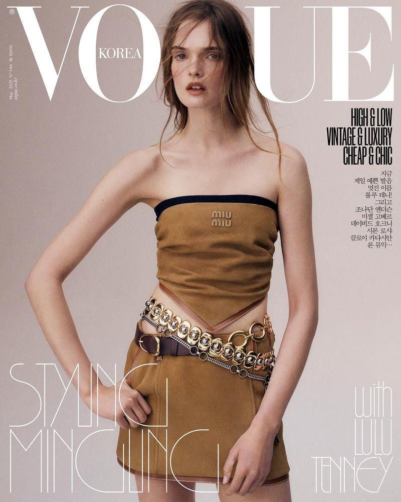 Lulu Tenney featured in Lulu Tenney and Miu Miu, the prettiest pronunciation right now, May 2025