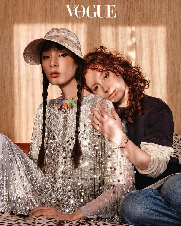 Yoonmi Sun featured in Between oil and chains, intense couture, April 2025
