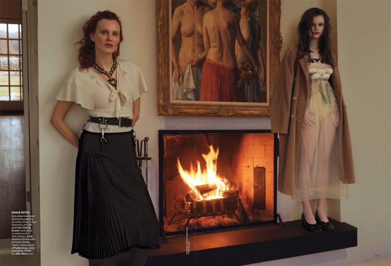 Karen Elson featured in Close To The Heart, April 2025