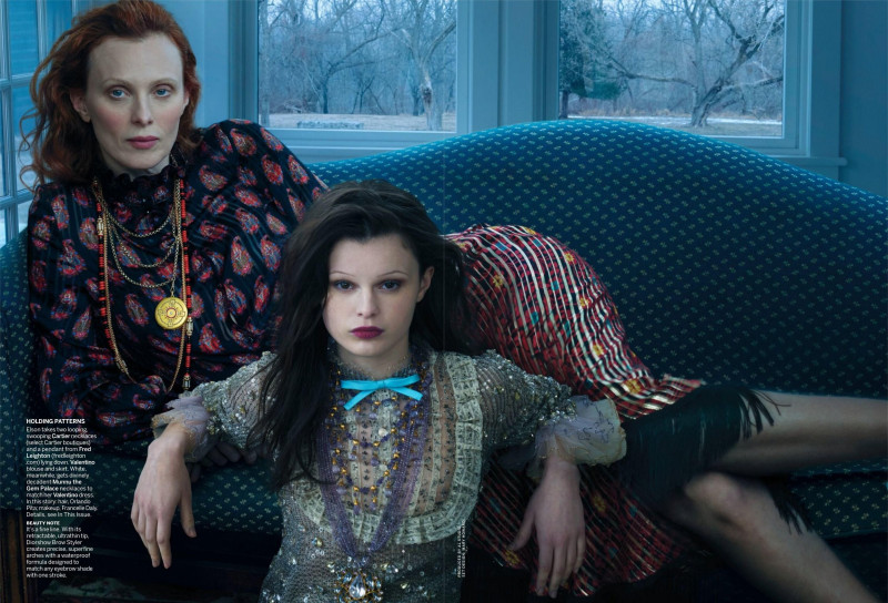 Karen Elson featured in Close To The Heart, April 2025