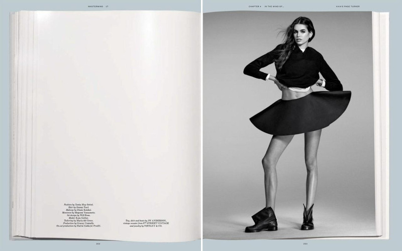 Kaia Gerber featured in Kaia\'s Page Turner, March 2025