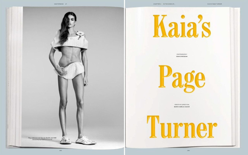 Kaia Gerber featured in Kaia\'s Page Turner, March 2025