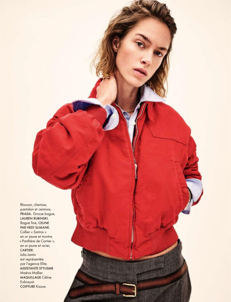 Julia Jamin featured in Jeu De Genres, April 2025