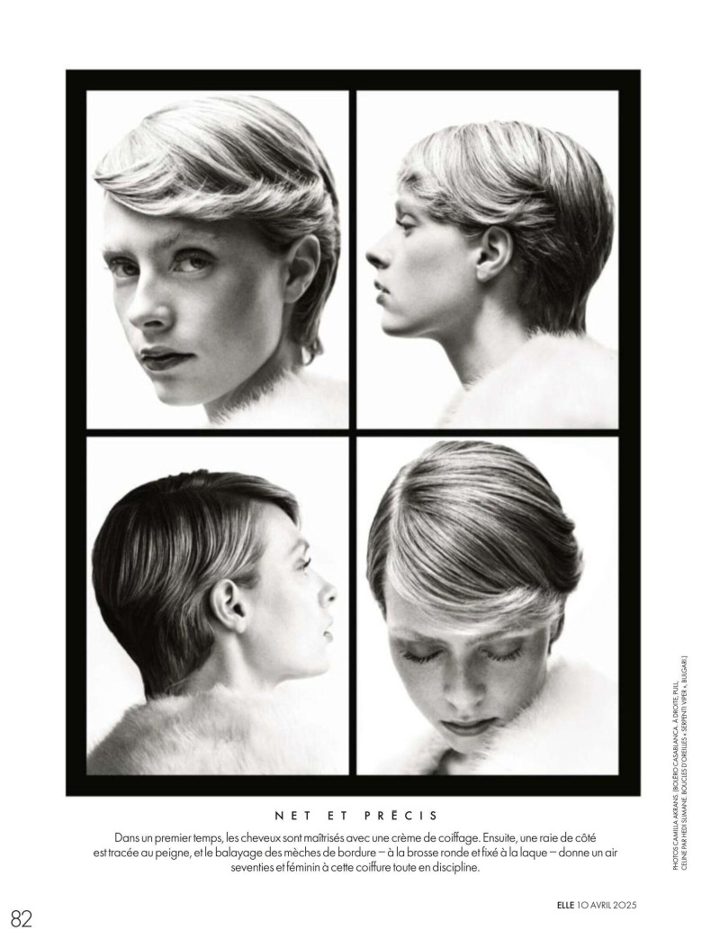 Cheveux courts et idées longues, April 2025