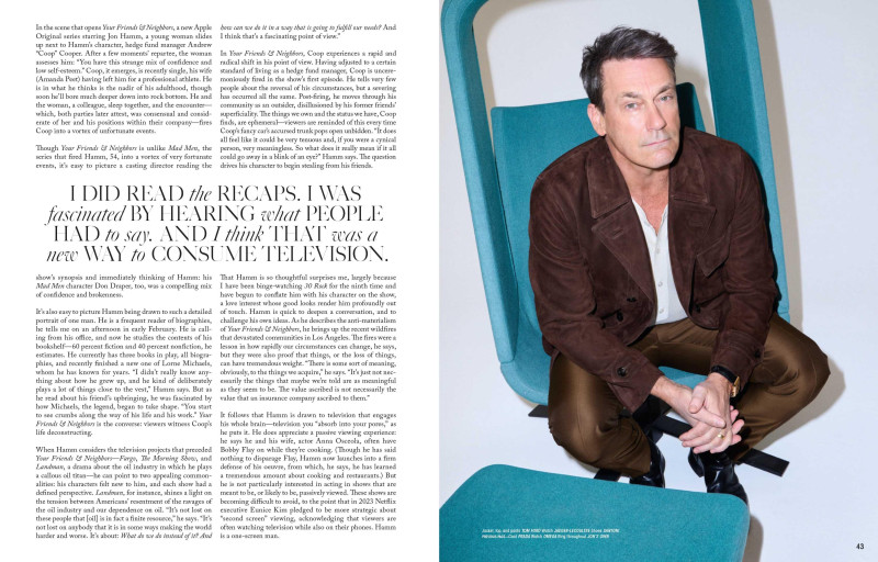 Jon Hamm Runs Deep, April 2025