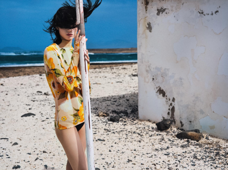 Huijia Chen featured in Echappee Belle, April 2025