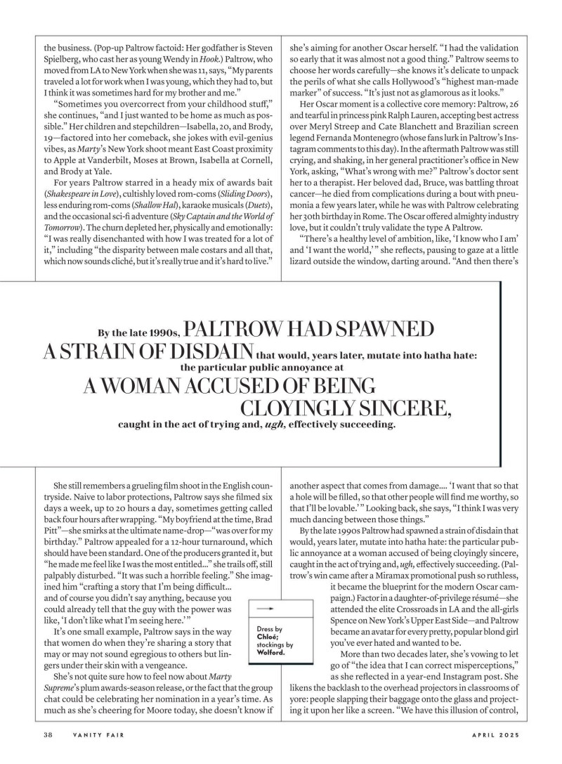Gwyneth Paltrow featured in Gwyneth Everlasting, April 2025