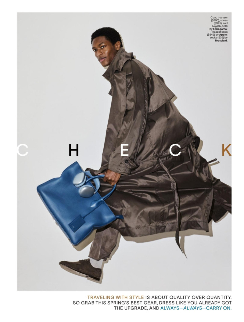 Hamid Onifade featured in Never Check, April 2025