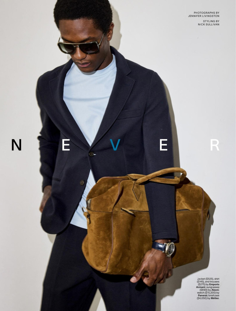 Hamid Onifade featured in Never Check, April 2025