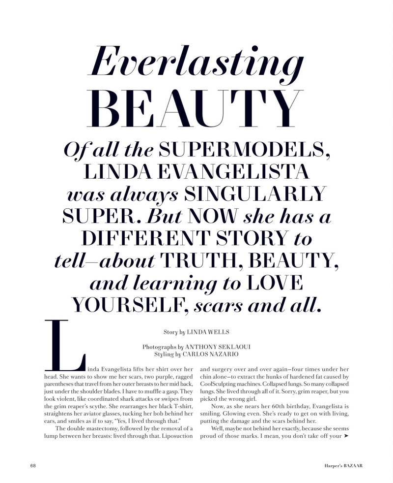 Linda Evangelista featured in Linda Evangelista Just Wants To Live, May 2025