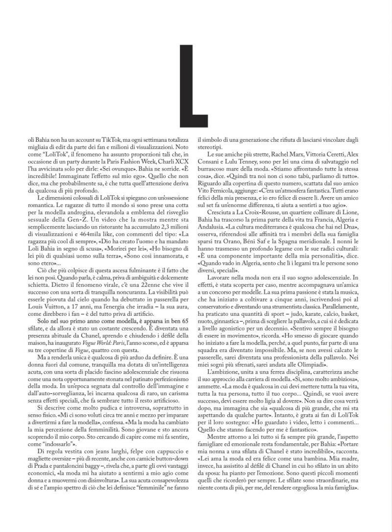 Loli Bahia featured in Loli, May 2025