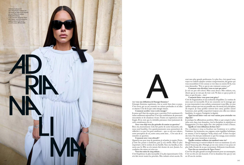 Adriana Lima featured in Goddess Energy, May 2025