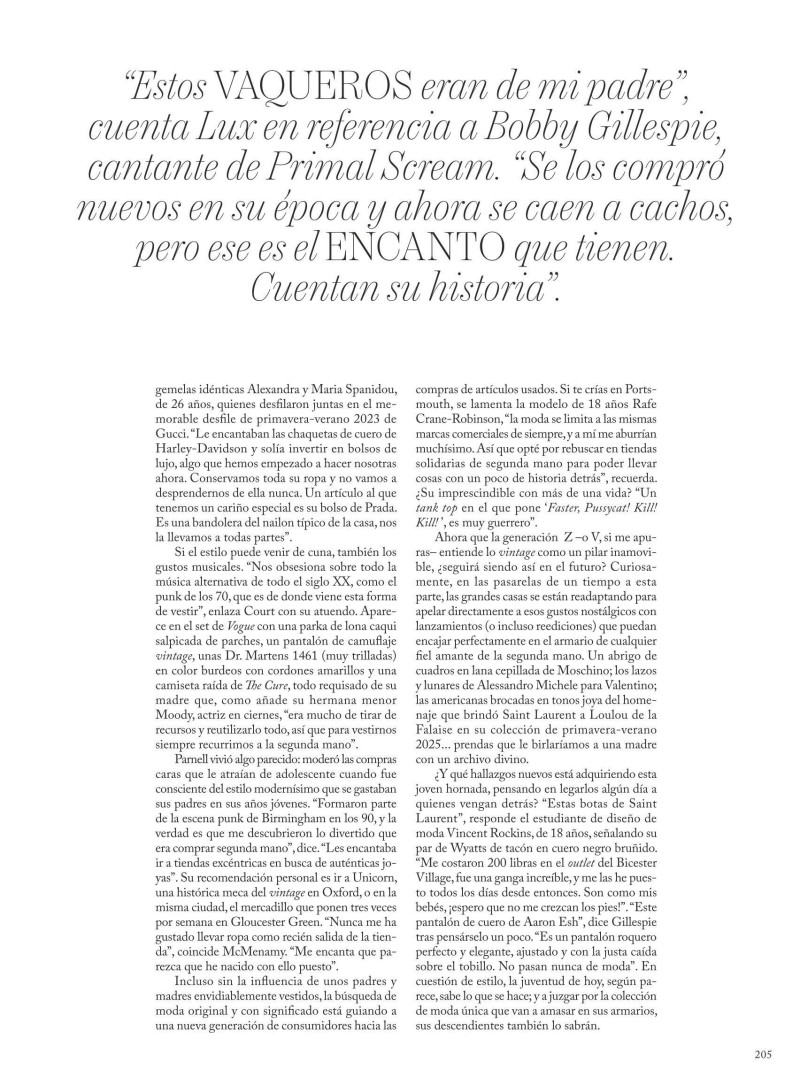 Peng Chang featured in Futuro Pasado, April 2025