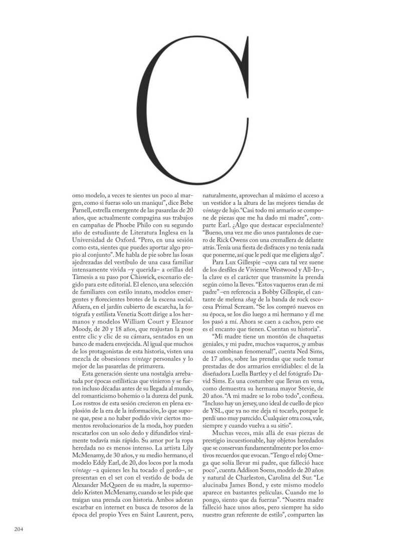Peng Chang featured in Futuro Pasado, April 2025