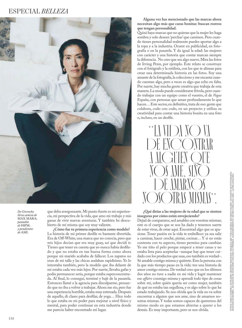 Suzi de Givenchy featured in Historia De Un Rostro, April 2025