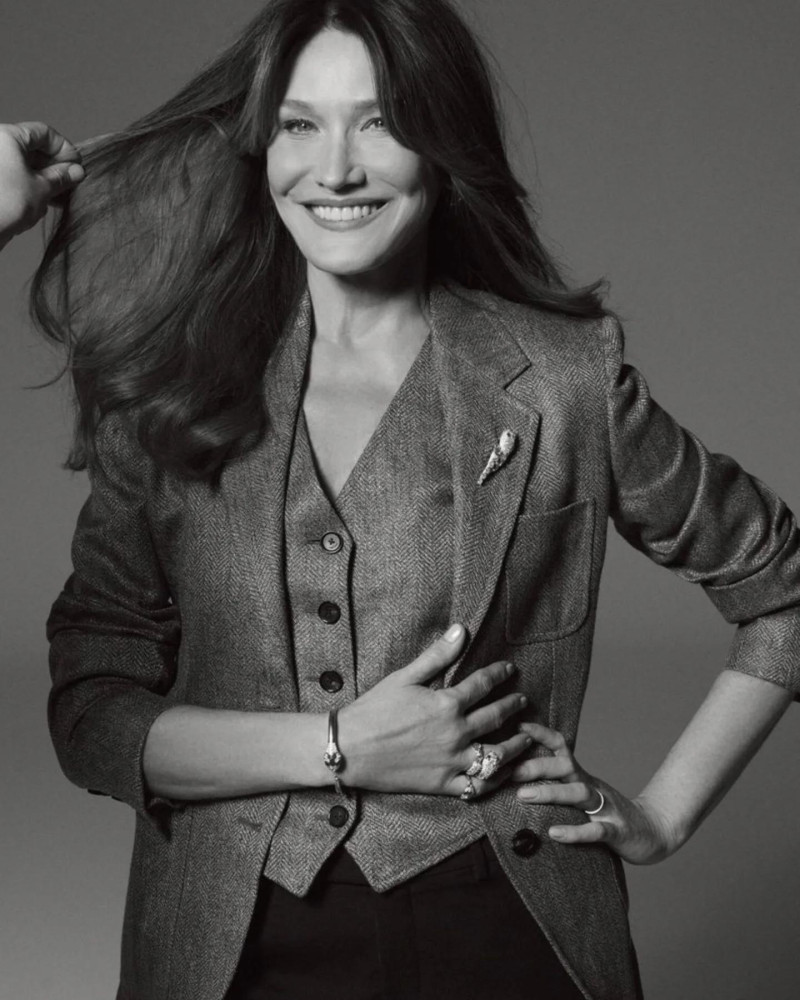 Carla Bruni featured in CB, April 2025